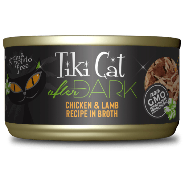 Tiki Cat After Dark Shredded Chicken & Lamb Canned Cat Food - Nutrient-Rich
