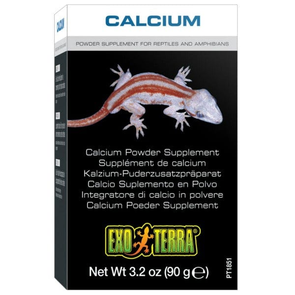 Exo Terra High - Calcium Powder Supplement for Reptiles and Amphibians