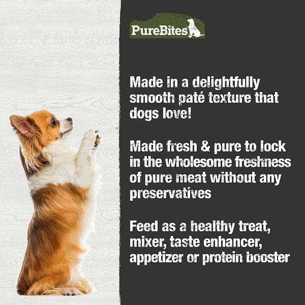 PureBites Premium Pure Protein Chicken and Beef Pâté Treats for Dogs