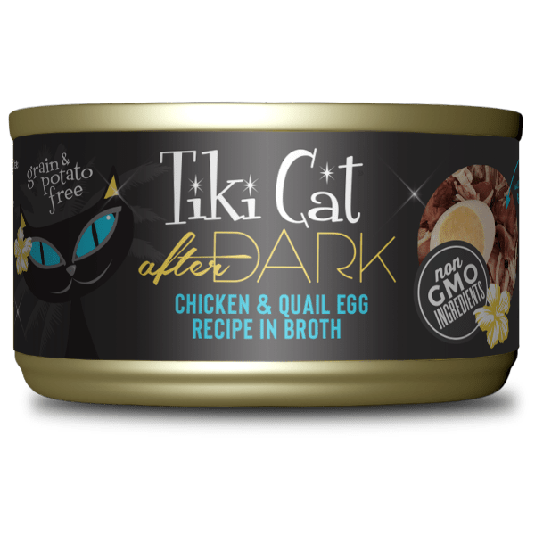 Tiki Cat After Dark Canned Cat Food: Chicken & Quail Egg Recipe