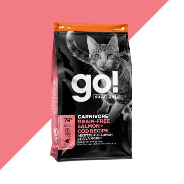Go! Solutions Grain-Free Dry Cat Food: Salmon & Cod Recipe
