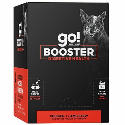 Go! Solutions Booster Digestive Health Chicken and Lamb Stew - Premium Dog Food Topper for Optimal Canine Wellness