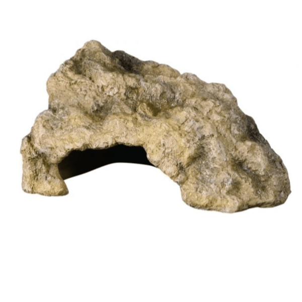 Reptizoo High - Quality Corner Hideaway Cave for Reptiles in Terrariums