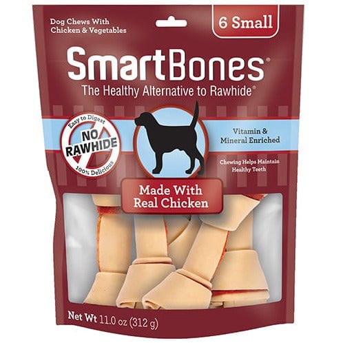 SmartBones Chicken-Flavored Dog Chews Made with Real Chicken and Veggies