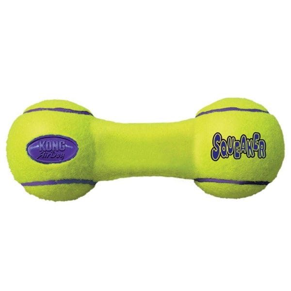KONG Airdog Squeaky Dumbbell - Ideal Fetch Toy for Active Dogs