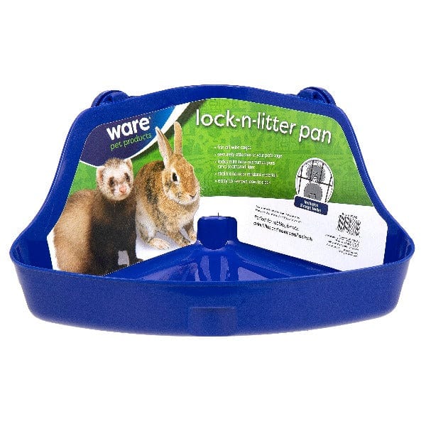 Ware Small Pet Litter Training Lock-N-Litter Pan with Secure Locking Design