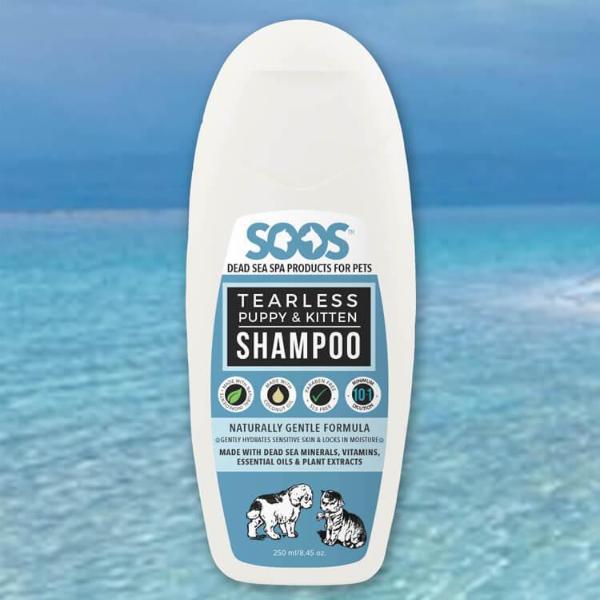 Soos Pets Gentle Tearless Shampoo for Puppies and Kittens