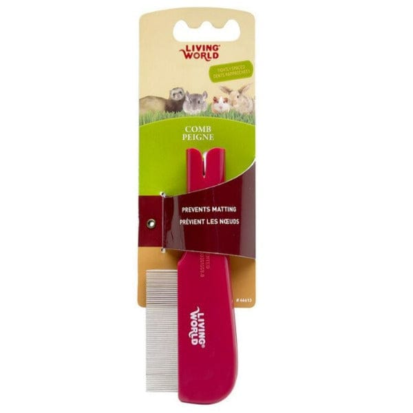 Living World Small Animal Grooming Comb for Gentle Pet Care