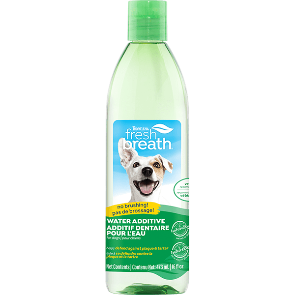 Tropiclean Dental Health Water Additive Solution for Dogs to Maintain Fresh Breath