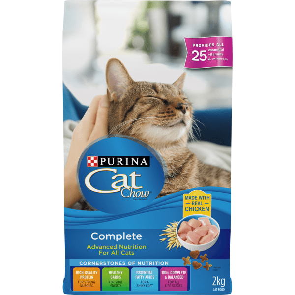 Purina Complete Dry Cat Food - Cat Chow for Cats of All Ages