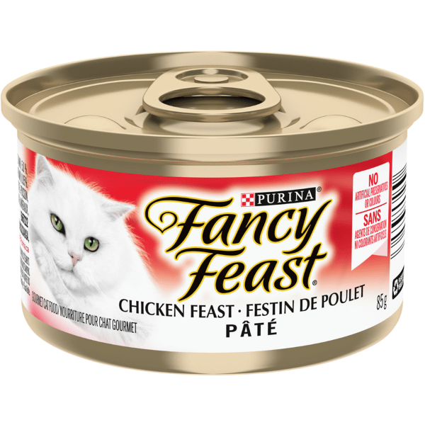 Fancy Feast Premium Chicken Pate Canned Cat Food - 85g
