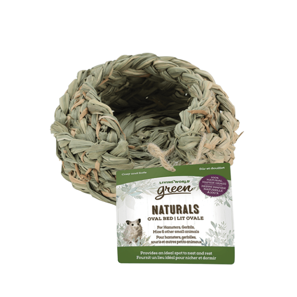 Living World All-Natural Oval Bed for Small Pets