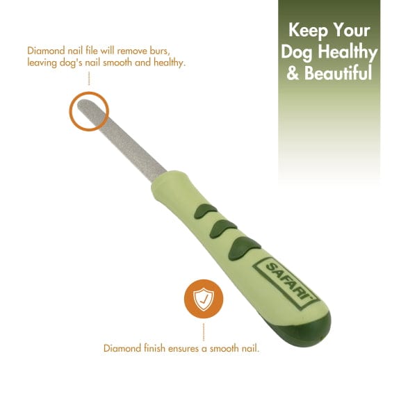 Safari-Style Diamond Nail File for Dogs - Ideal for Canine Nail Care