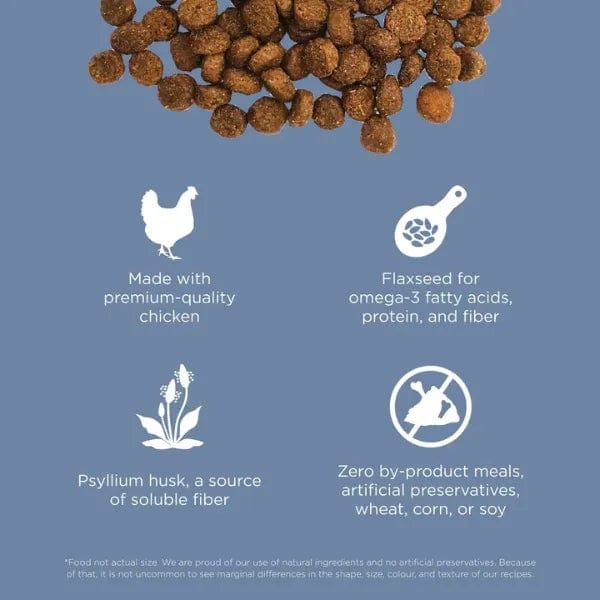 Premium Grain-Free Dry Cat Food for Weight Management and Joint Care with Chicken Recipe, 8 lb Package