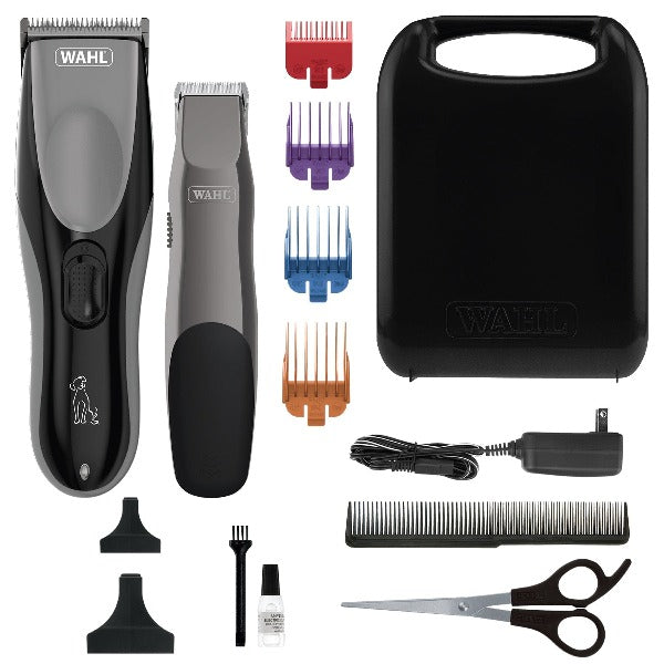 Wahl Professional Rechargeable Combo Kit for Pet Grooming with Dog Clipper and Trimmer