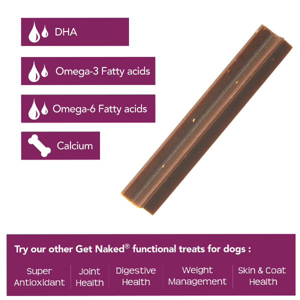 Get Naked Puppy-Specific Small Dental Chew Sticks for Optimal Puppy Health