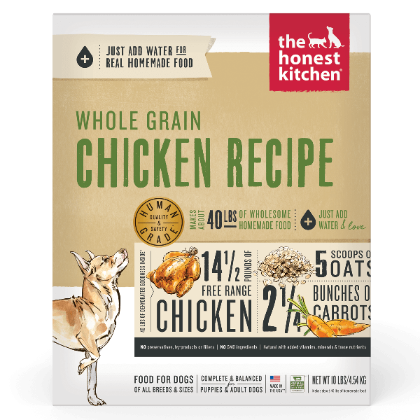 The Honest Kitchen Dehydrated Whole Grain Chicken Recipe for Dogs