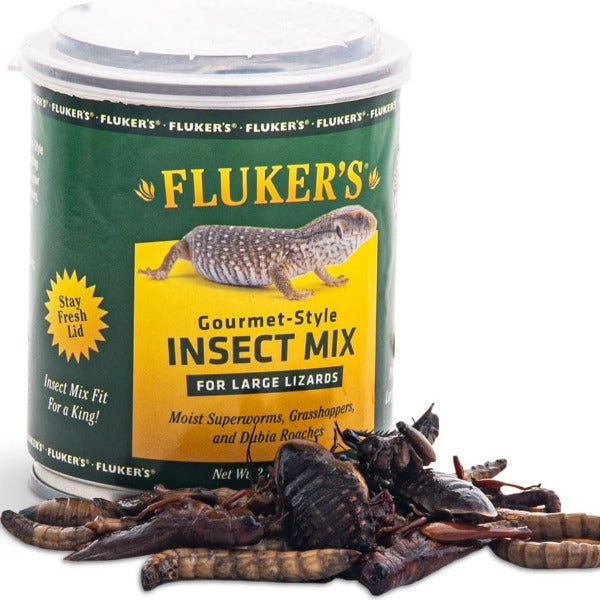 Fluker's High - Quality Canned Gourmet Mixed Insects for Larger Reptiles