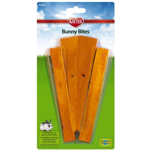Kaytee Carrot-Shaped Chew Toys for Bunnies - Bunny Bites