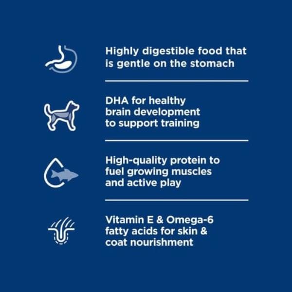 Hill's Science Diet Puppy Dry Dog Food: Salmon & Brown Rice for Sensitive Stomachs and Skin