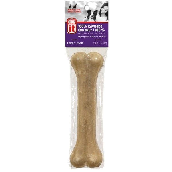 Dogit All - Natural Pressed Rawhide Chew Bones for Canines