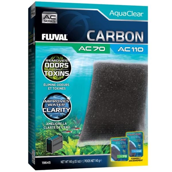 Fluval Activated Carbon Power Filter Insert for AC Series in Fresh and Saltwater Aquariums