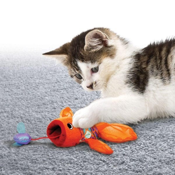 KONG Brand Crackling and Shiny Gulpz Cat Interactive Toy
