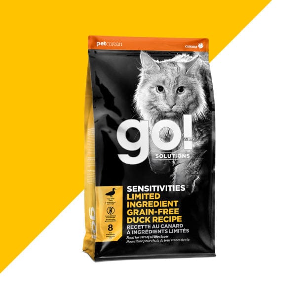 Go! Solutions Grain-Free Limited Ingredient Dry Cat Food with Duck Recipe