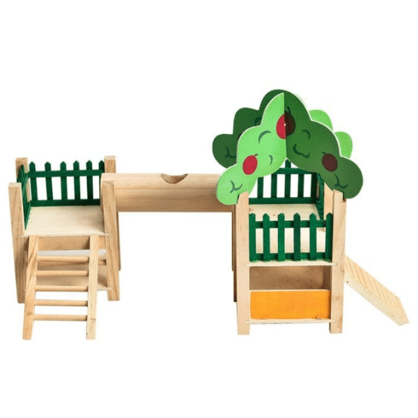 Moss Hollow Natural and Safe Small Animal Indoor Playground for Mice, Small Hamsters and Gerbils
