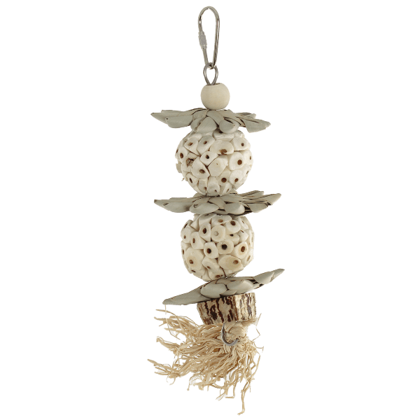 Green Palm Star Balls - Ideal Bird Toy for Parakeets and Parrots