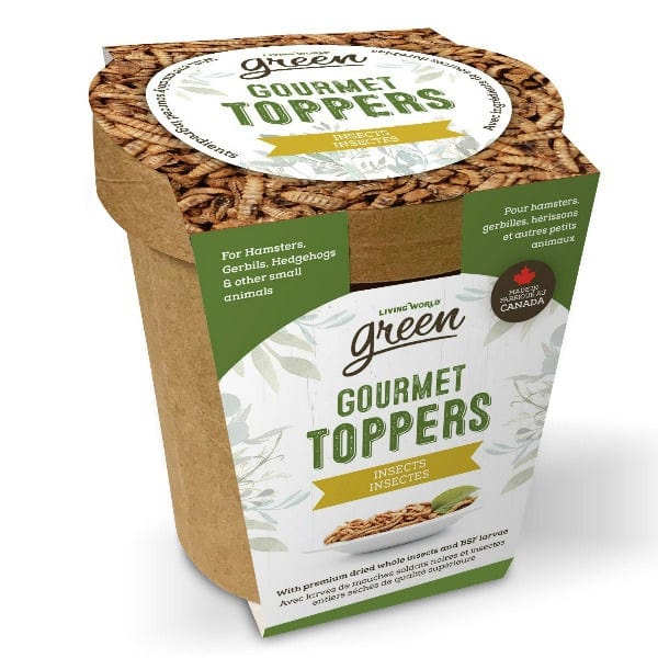 Living World Green Gourmet Insect Toppers for Small Pets
