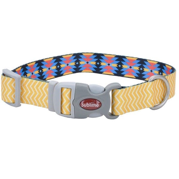 Sublime Durable Adjustable Dog Collar with Unique Patterns
