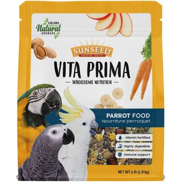 Sunseed Vita Prima Premium Parrot Food Blend for Healthy and Happy Parrots