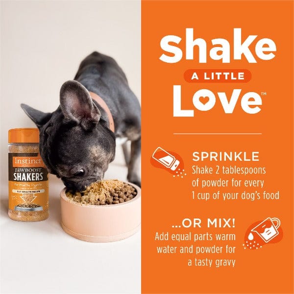 Instinct Raw Boost Shakers: Gut - Health Dog Food Topper with Cage - Free Chicken