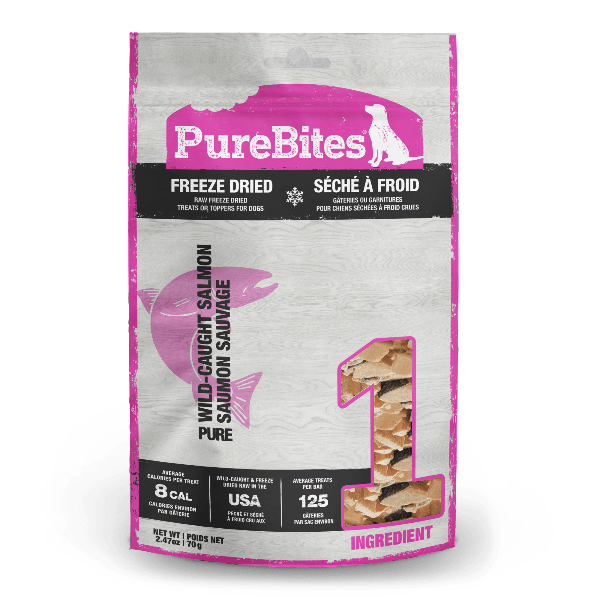 PureBites Premium Freeze - Dried Salmon Dog Treats: Ideal High - Value Snack for Canines