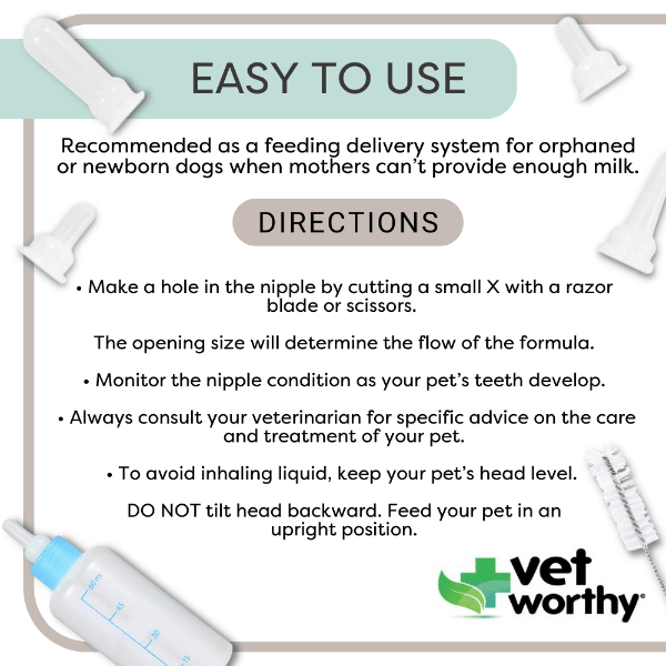 Veterinary-Worthy Pet Nursing Kit for Orphaned or Newborn Animals