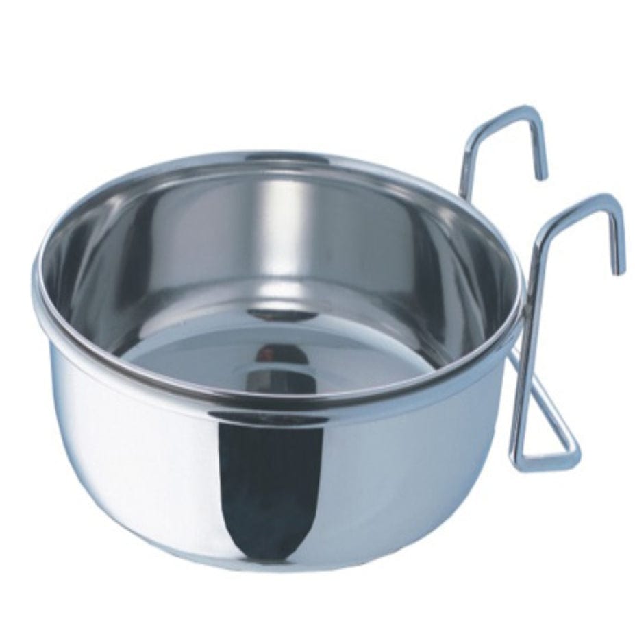 High - Quality Stainless Steel Feeding Dish for Small Animals and Birds