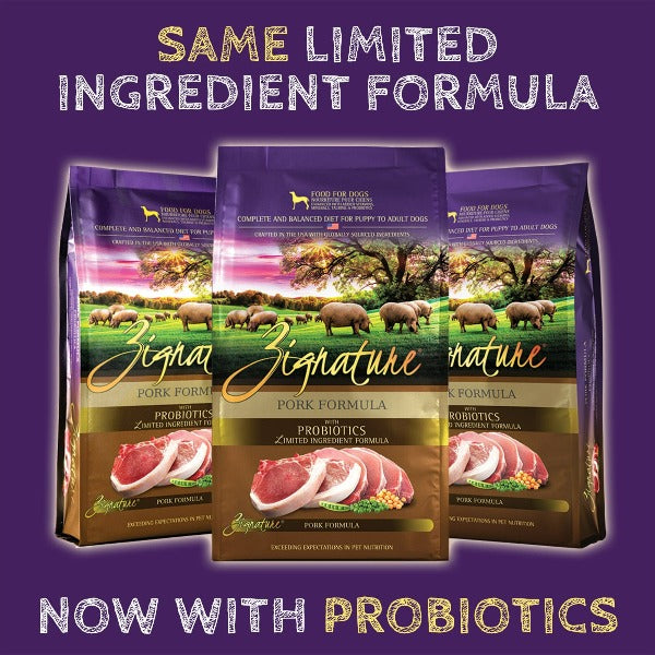 Zignature High - Quality Limited Ingredient Dry Dog Food with Pork Formula