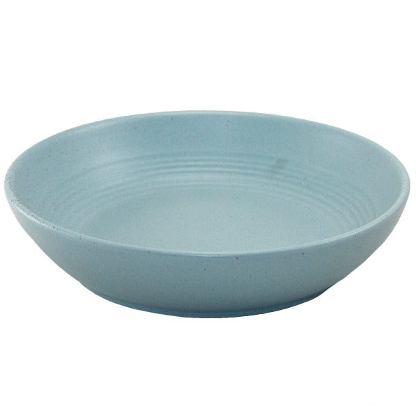 Luxurious Matte Finish Ceramic Pet Dish in Blue or Dark Grey