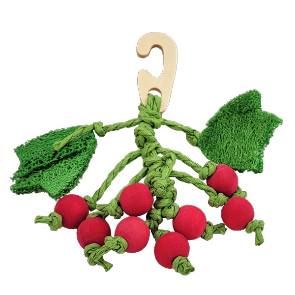 Moss Hollow Small Pet Berry Nibbling Toy for Promoting Activity and Dental Health