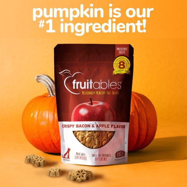 Fruitables Low - Calorie Mini Apple Bacon Flavor Dog Training Treats