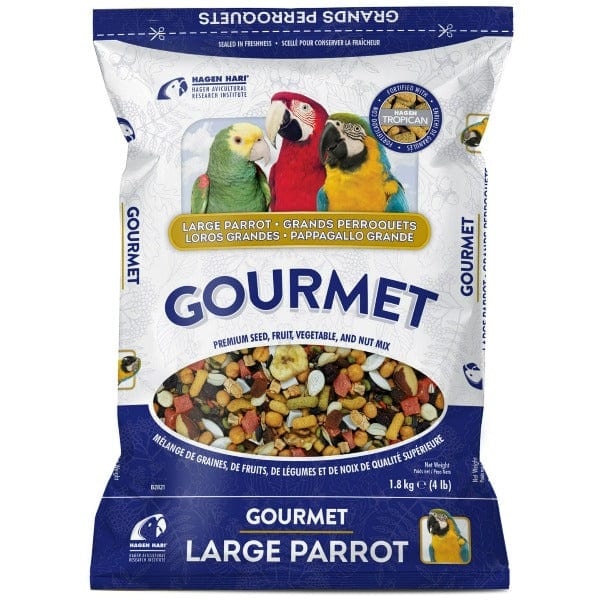HARI Gourmet High - Quality Seed, Fruit, Vegetable, and Nut Mix Specially Designed for Large Parrots