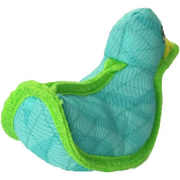 Tuffy DuraForce Blue Plush Duck-Shaped Interactive Dog Toy for Medium to Large Dogs