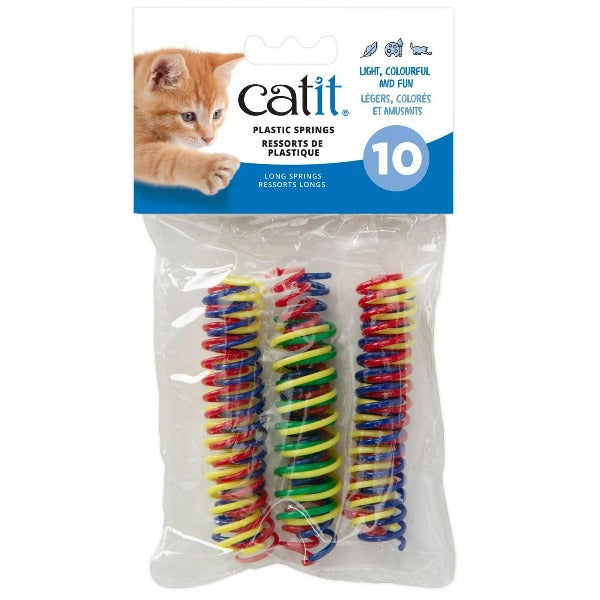 Catit 10-Pack Plastic Springs - Endless Fun Cat Toy