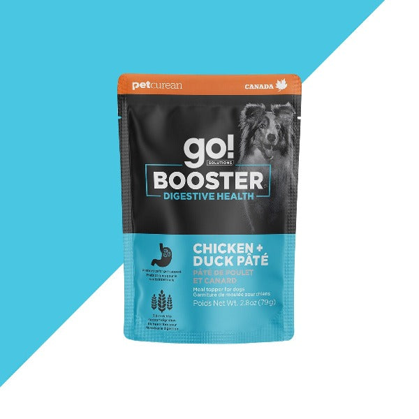 Go! Solutions Digestive Health Booster Chicken + Duck Pate Dog Food Topping for Optimal Gut Wellness