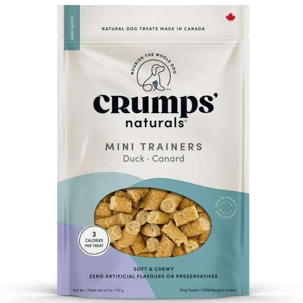Crumps' Naturals Hypoallergenic Semi - Moist Mini Duck Treats for Dog Training