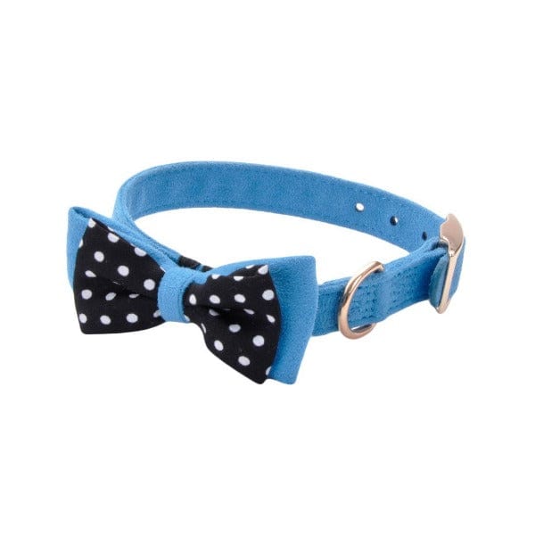 Coastal Fashionable Microfiber Dog Collar with Stylish Embellishments
