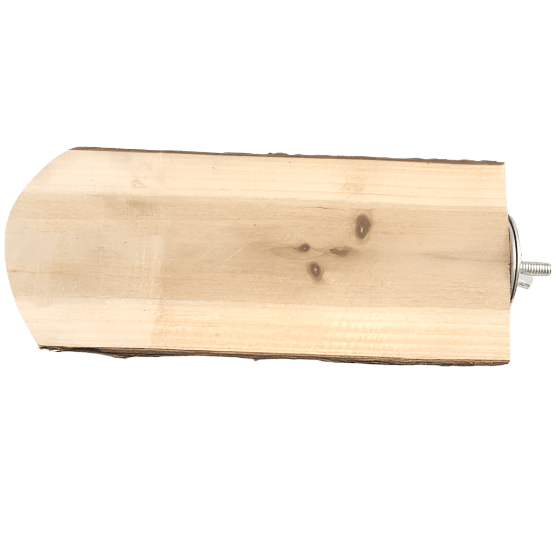 Natural Pine Moss Hollow Wood Perch for Small Animals' Exercise