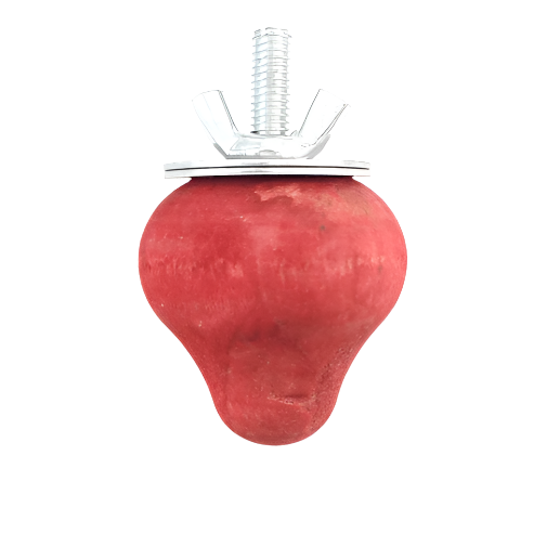 Moss Hollow Handmade Wooden Strawberry-Style Pet Gnawing Toy