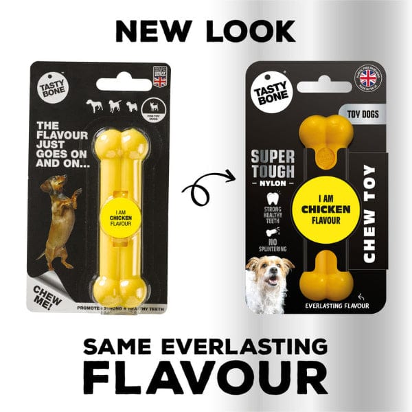Delicious TastyBone Nylon Dog Chew with Chicken Flavor